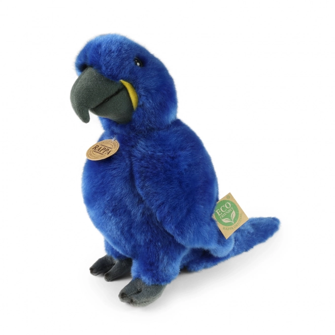 Perroquet en peluche ara bleu hyacinthe debout 25 cm ÉCO-RESPONSABLE