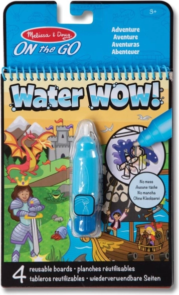 cahier à l’eau Water Wow! aventures