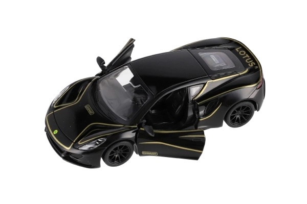 Auto Kinsmart Lotus Emira 1:38 métal/plastique 12,5cm 3 couleurs à rétrofriction 12pcs en boîte