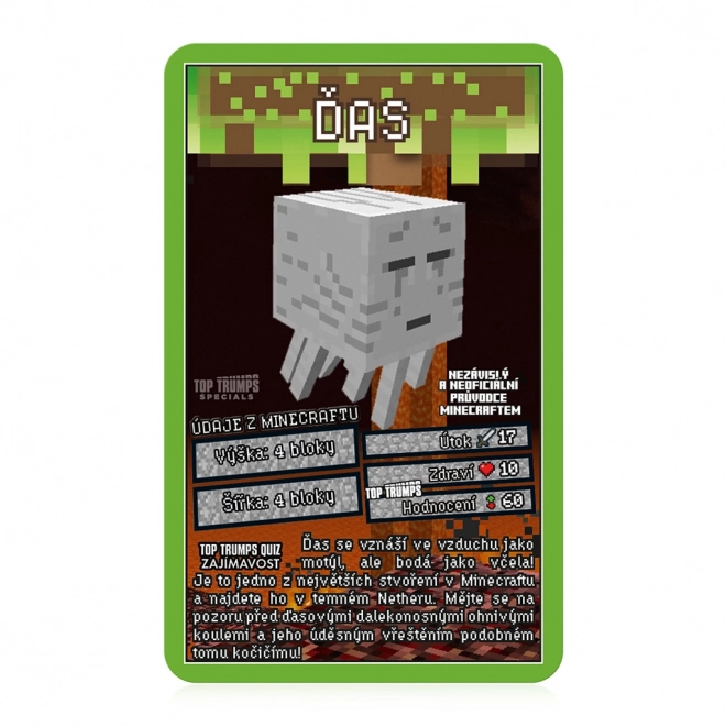 Jeu de cartes Top Trumps Minecraft