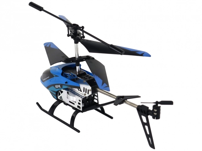 Hélicoptère RC en aluminium 2.4G Bleu 15 minutes de vol