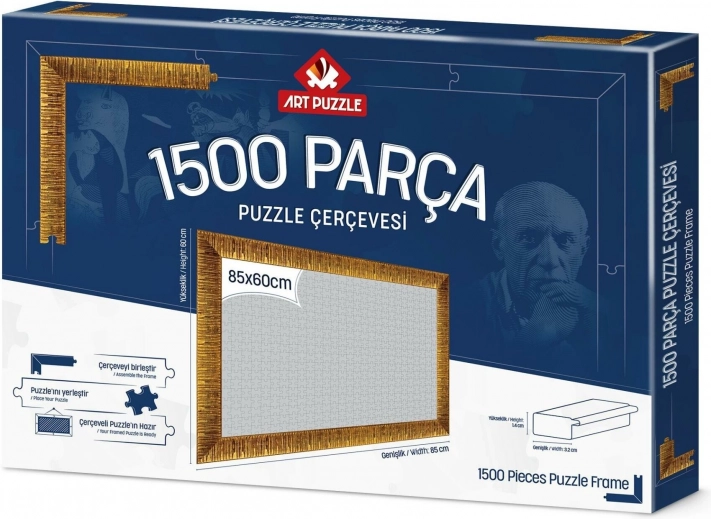 Cadre pour puzzle 85x60 cm doré pour ART PUZZLE et autres