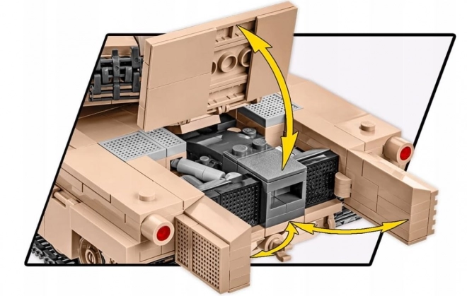 COBI 2622 Forces armées Abrams M1A2, 1:35, 982 k, 1 f