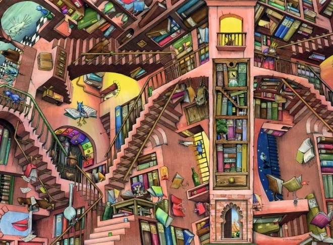 Puzzle Bibliothèque Absurd 500 pièces