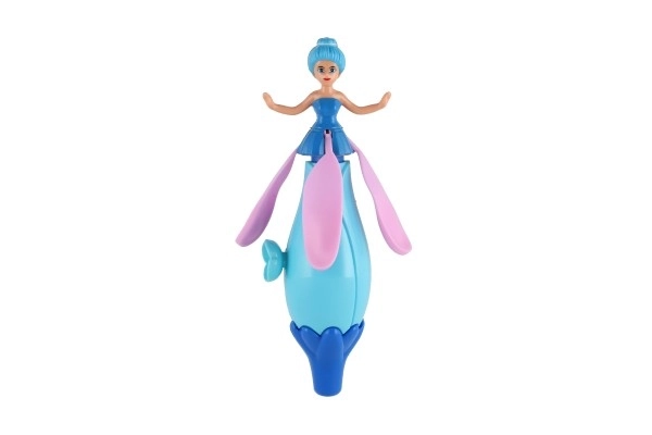 Poupée fée à ressort en plastique 17 cm dans une boîte 8x24x6cm