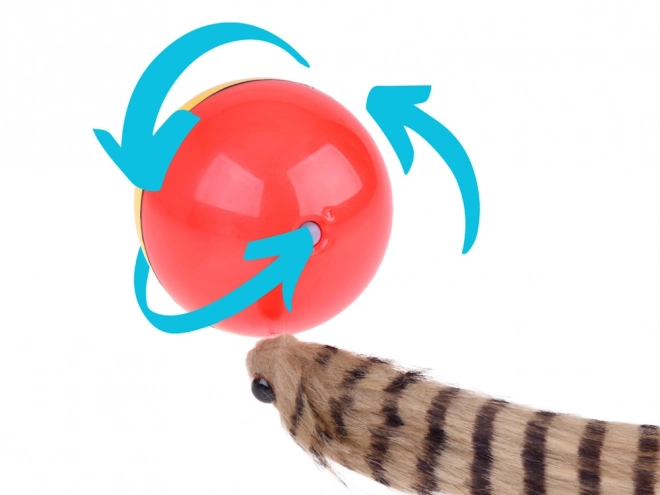 Boule avec queue poilue - Furet