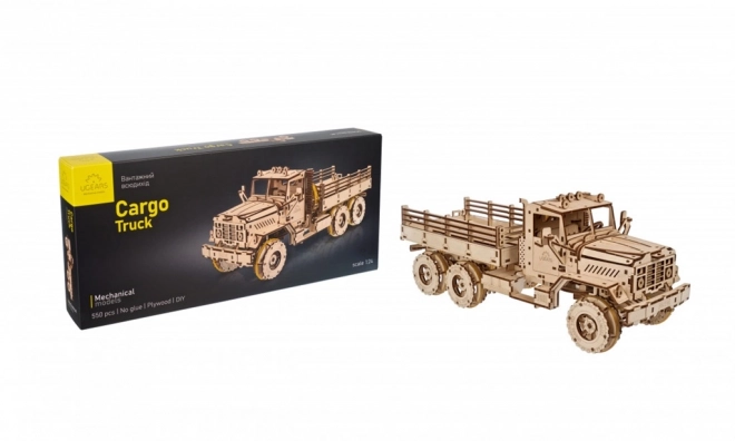 Ugears Puzzle mécanique 3D en bois Camion CARGO