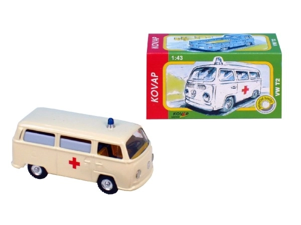 Kovap rétro ambulance VW 1:43