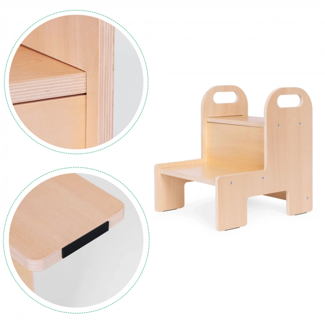 Aide de cuisine Marchepied enfant en contreplaqué ECOTOYS