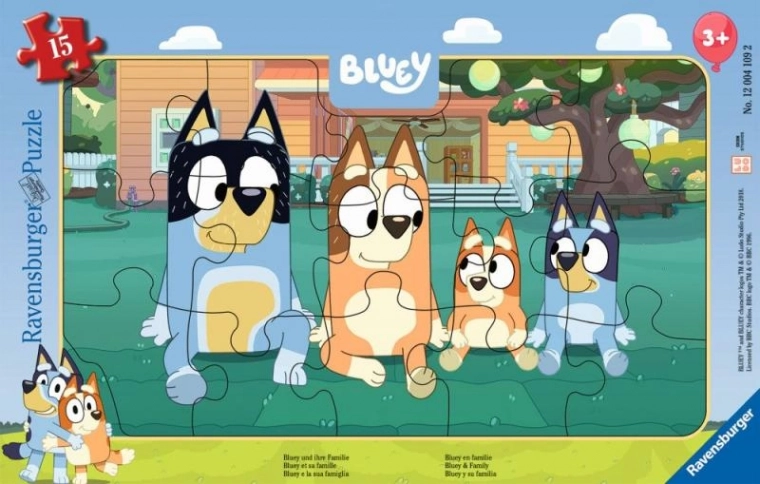 Puzzle Bluey 15 pièces