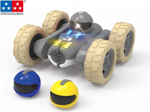 Voiture cascadeuse RC double face 1:24 avec télécommande