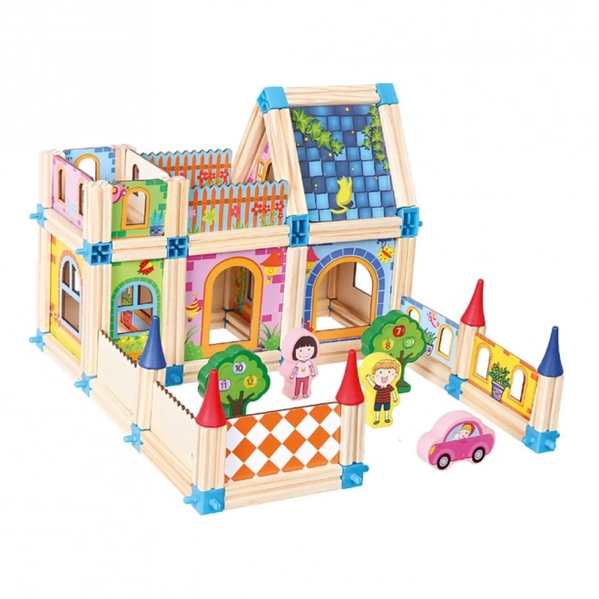 Jeu de construction en bois Bino Château