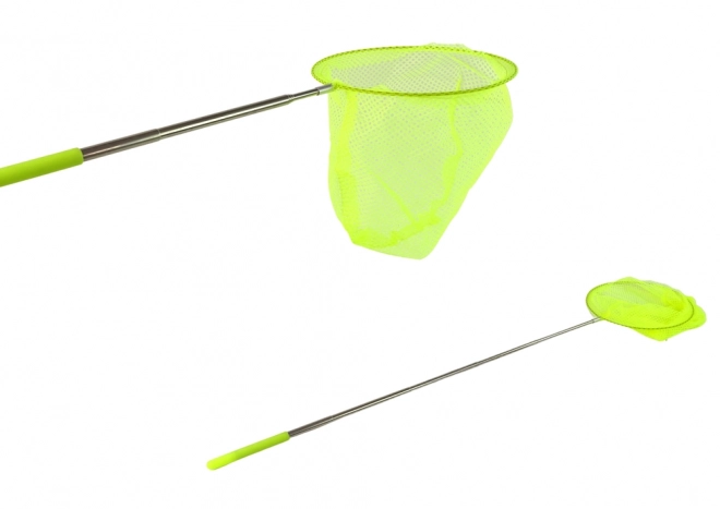 Filet télescopique pliant pour papillons et insectes 85cm - néon