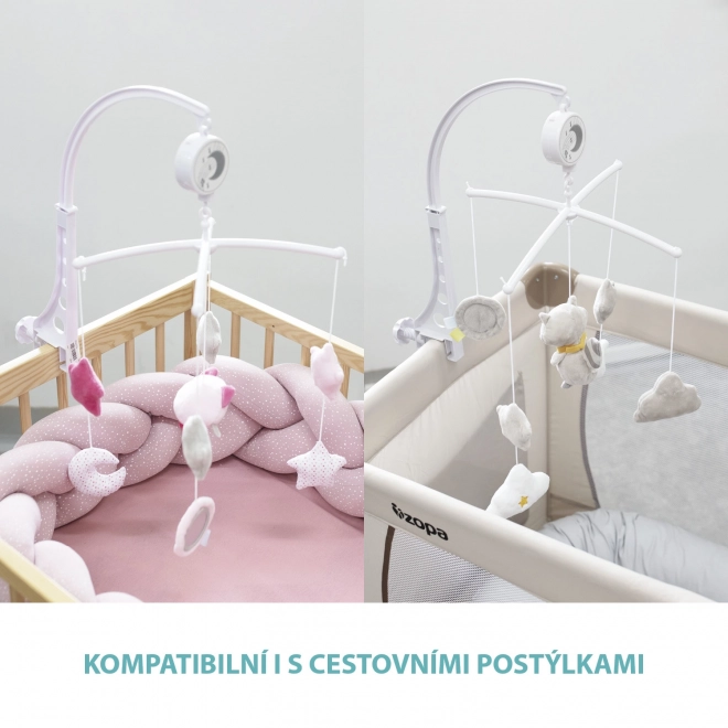 Mobile musical pour lit bébé Hérisson