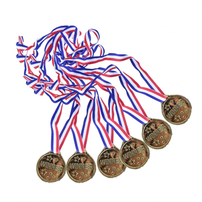 Médailles d'or pour les vainqueurs