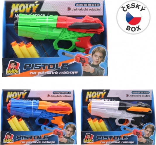 Pistolet à balles souples pour enfants, 20 cm