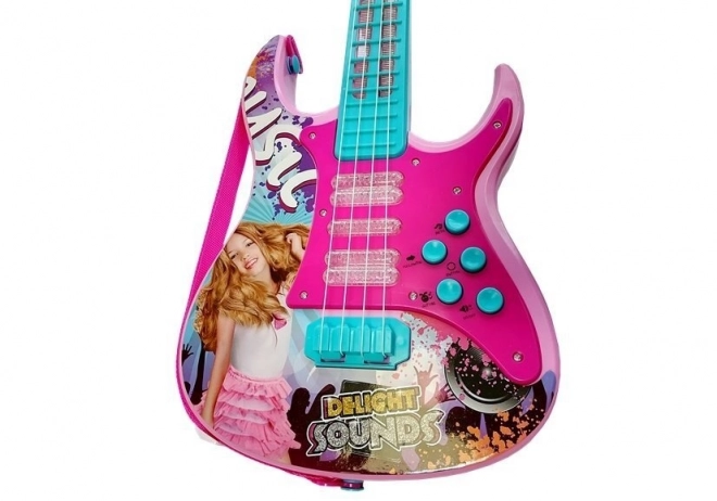 Ensemble de Karaoké avec Guitare et Microphone