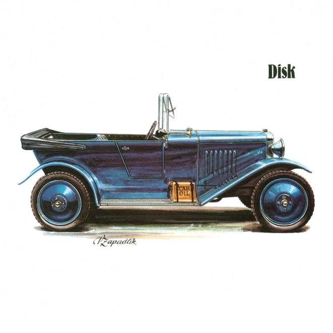 Calendrier de notes Classic Cars – Václav Zapadlík, 2025, 30 × 30 cm