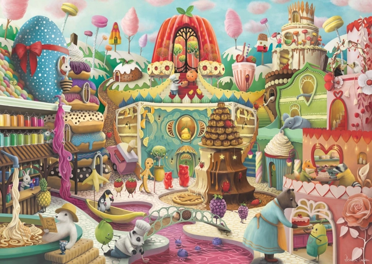 Puzzle Rue Sucrée 1000 pièces Ravensburger