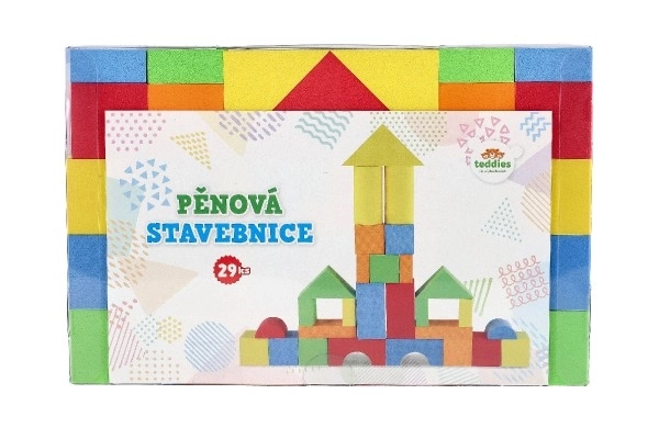 Kit de construction en mousse colorée pour enfants