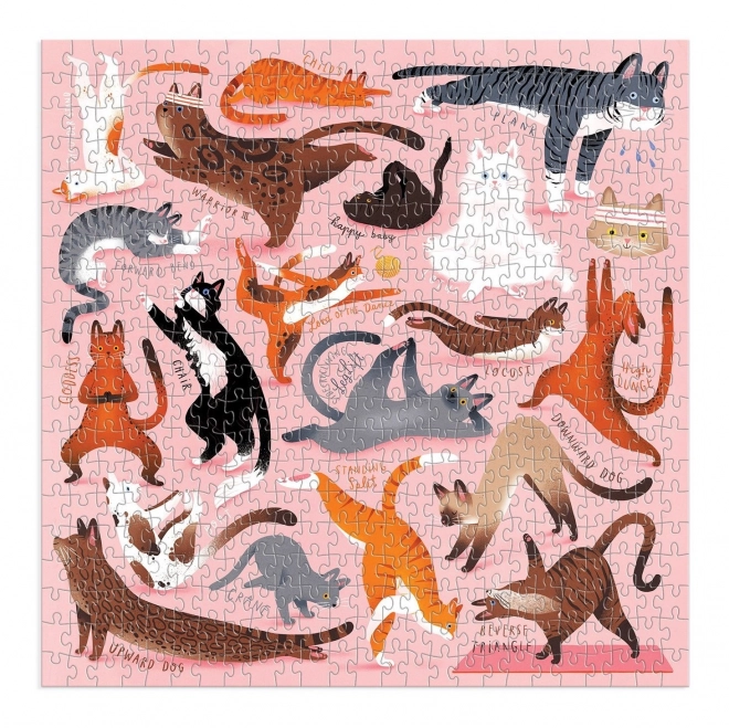 Puzzle Yoga pour chats 500 pièces