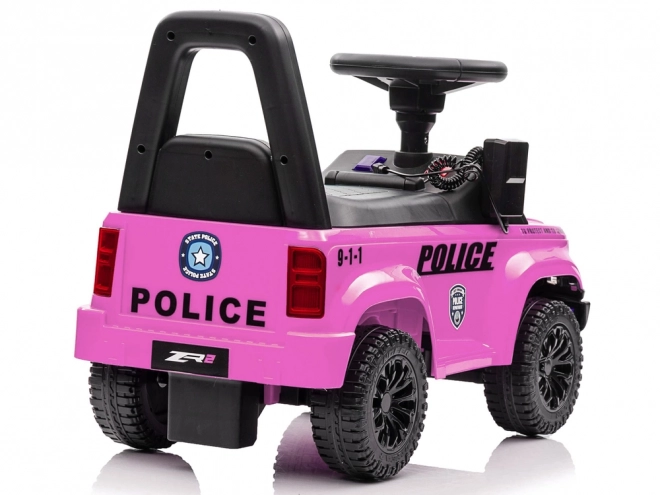 Trottinette Police rose pour enfants