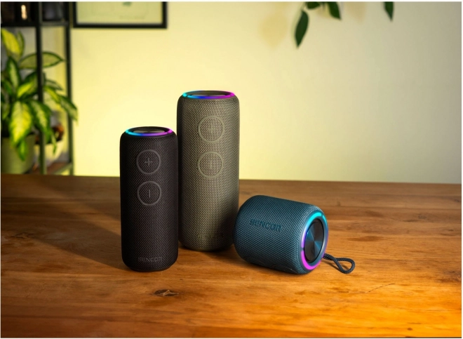 Haut-parleur Bluetooth sans fil Sencor Sirius 2 avec éclairage LED et fonction TWS