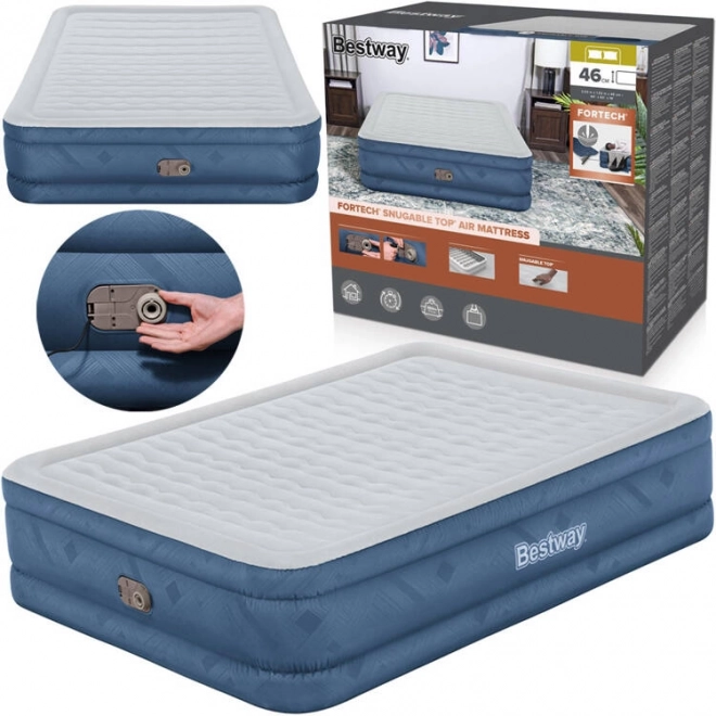 Bestway lit gonflable double avec pompe intégrée 203 × 152 × 46 cm