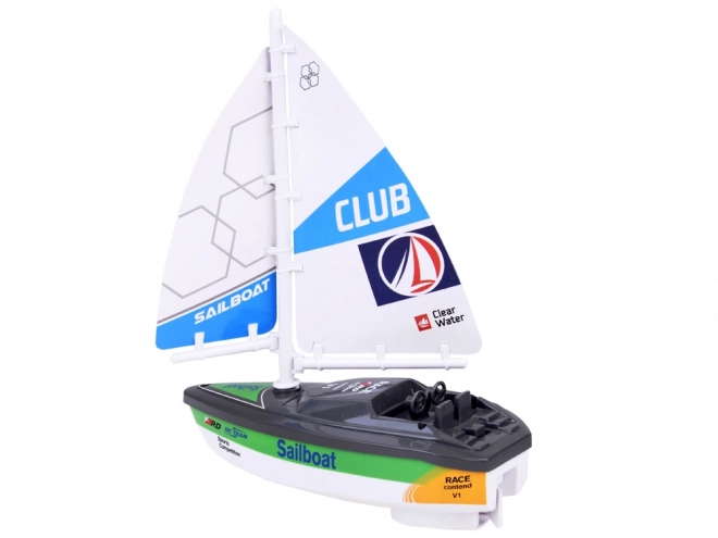 Voilier coloré avec batteries ZA5234 – Vert