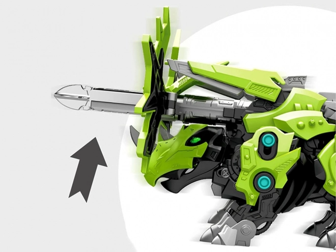 Modèle mobile de robot mécanique Triceratops