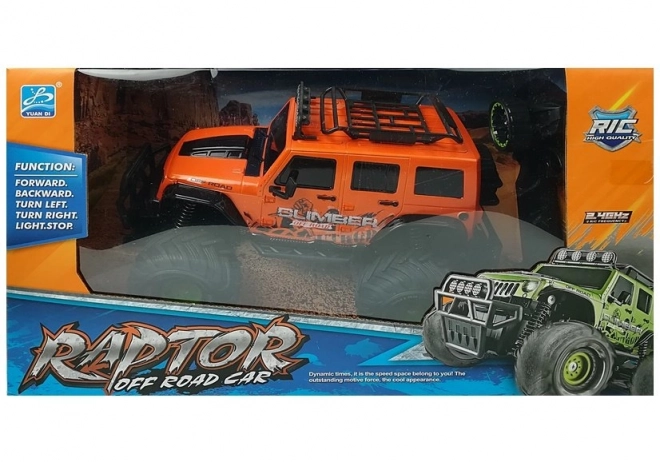 Jeep R/C téléguidé orange 2.4G