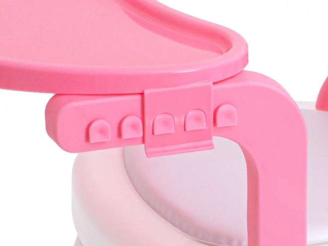 Chaise haute pour enfant - rose