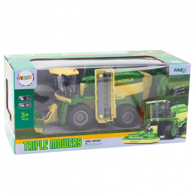 RC Combineur Amusant avec Faucheuse et Effet de Vapeur