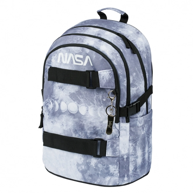 BAAGL Sac à dos scolaire Skate NASA Gris
