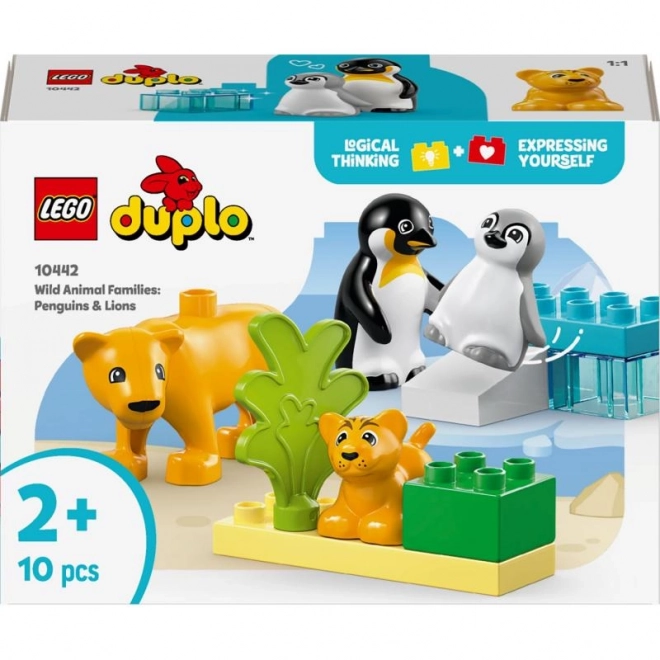 Lego Duplo Familles d'animaux sauvages : Pingouins et lions