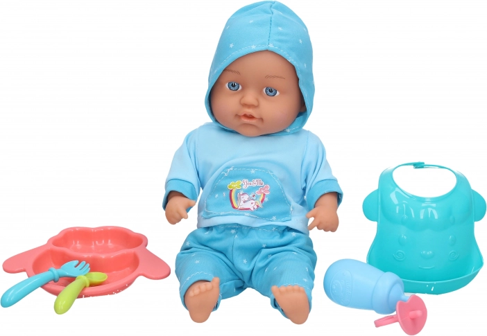 Poupon doux avec sons et accessoires 30 cm