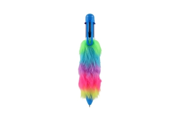 Stylo en peluche coloré avec pompons Teddies