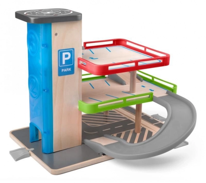 Garage avec ascenseur et accessoires