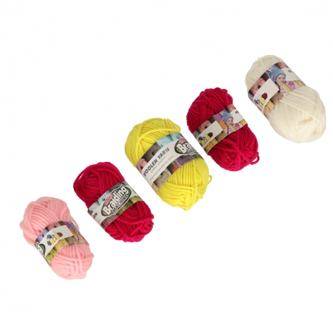 Ensemble de fils à tricoter pour métier à tisser + accessoires