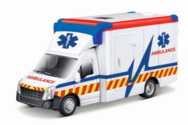 Ambulance avec brancards Bburago 1:43