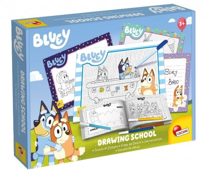 Ensemble scolaire pour dessin Bluey