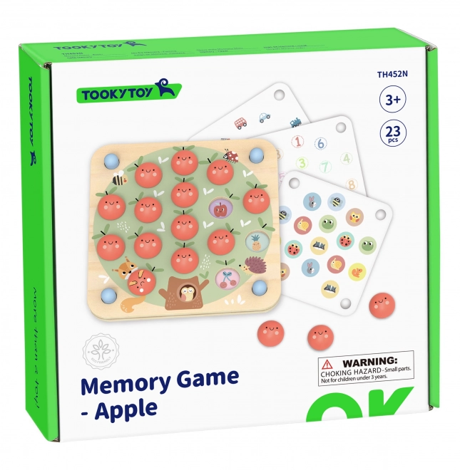Jeu de mémoire Tooky Toy Pommes