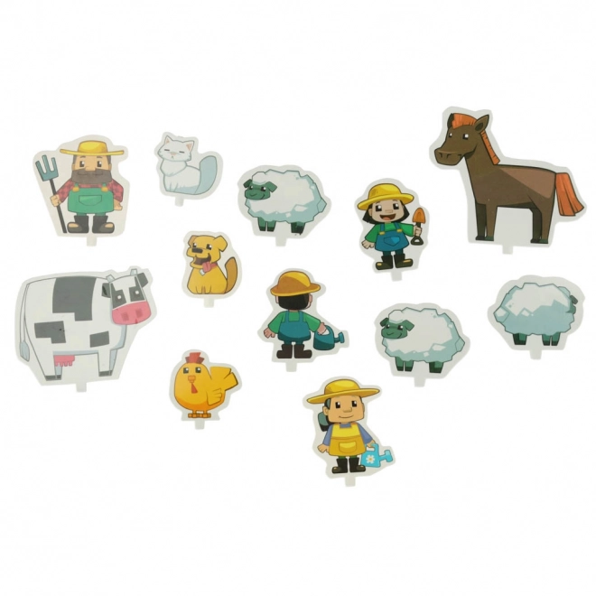 Blocs de construction Mini Gaufre - Grande ferme ensemble blister