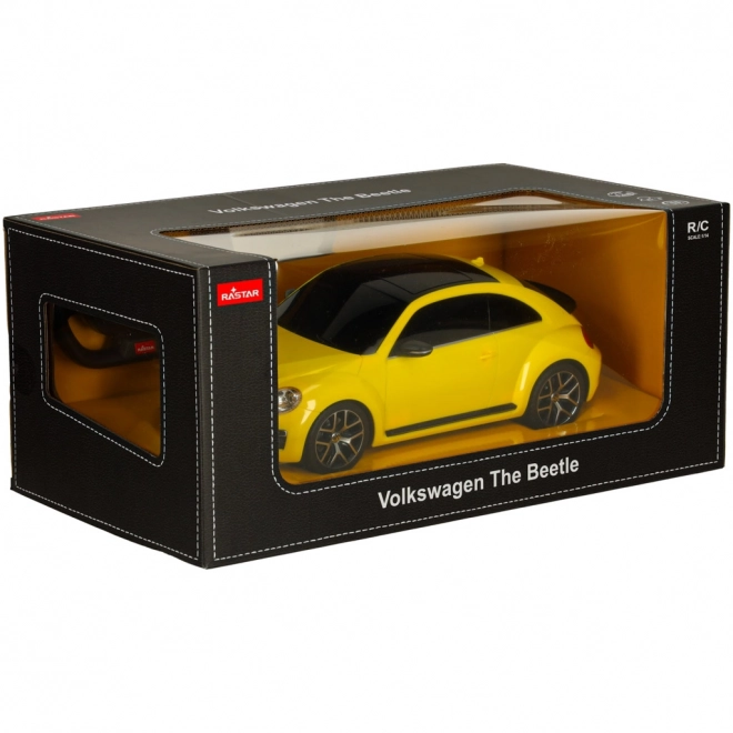 Voiture télécommandée R/C Volkswagen Coccinelle Rastar 1:14 jaune