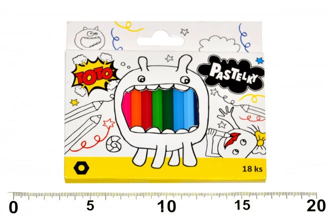 Crayons courts 18 pcs