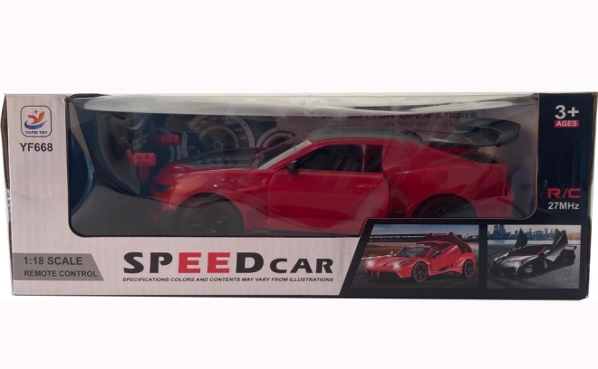 Voiture RC sportive à l'échelle 1:18