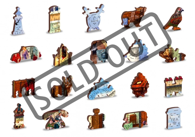 Puzzle en bois Woodland City - Manoir victorien 2 en 1, 1010 pièces EKO