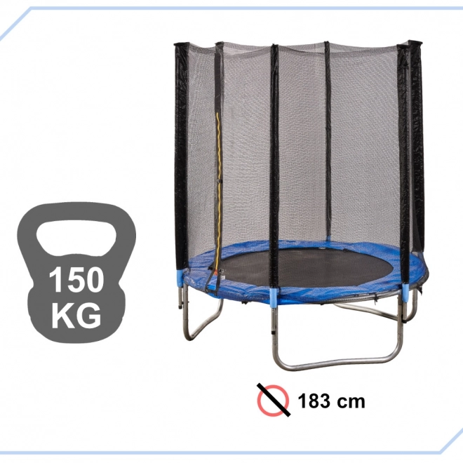Trampoline de jardin pour enfants 183 cm 150 kg