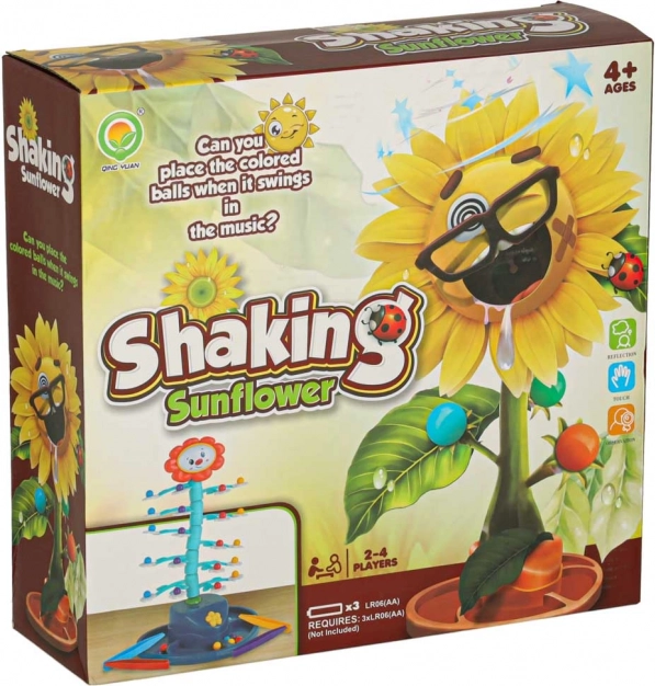 Fleur de Tournesol Dansante - jeu pour 4 joueurs