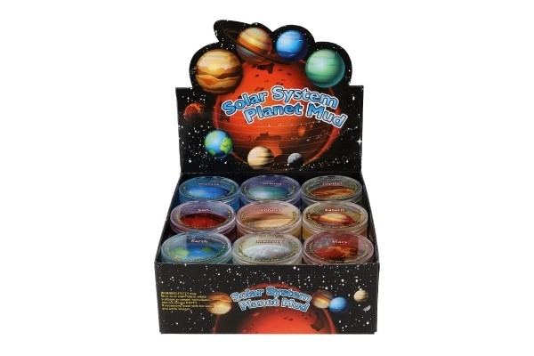 Sliz - masse de la planète système solaire 7cm assortiment de couleurs